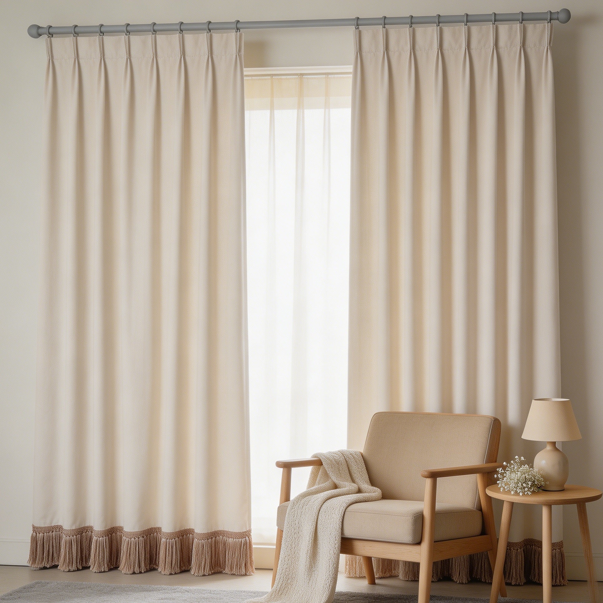 Tassel Blackout Curtain
