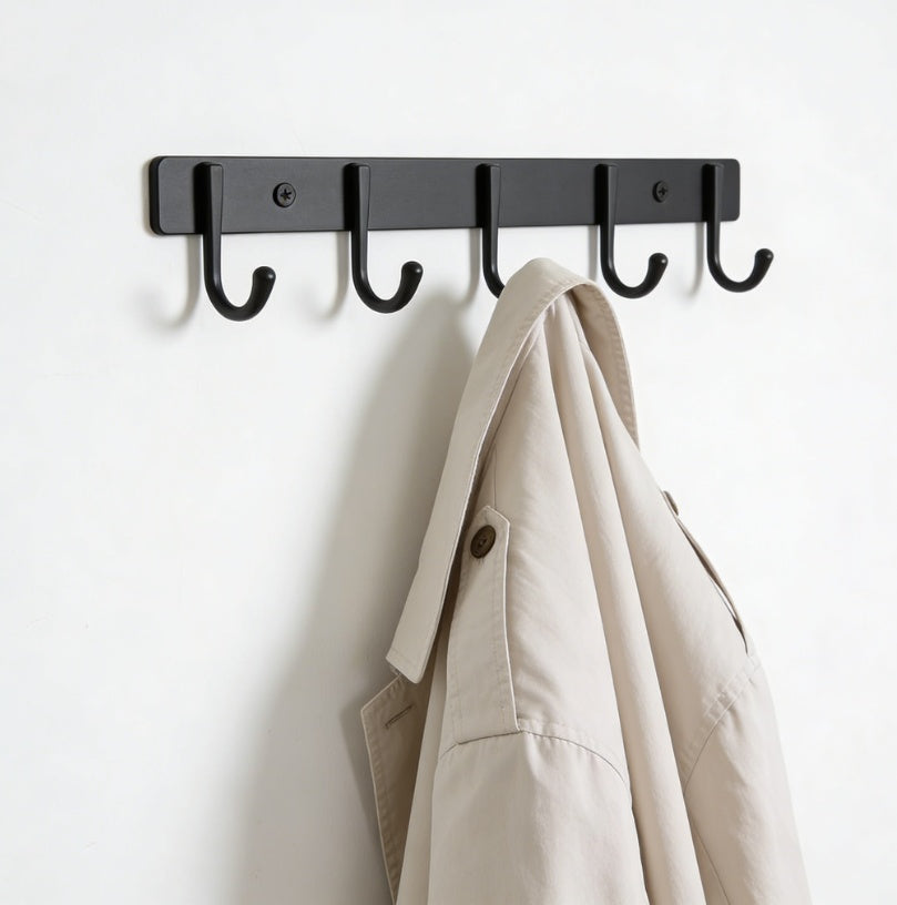 Wall-Mounted 5-Hook Rack
