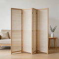 Linen Woven Room Divider Screen