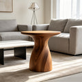 Nordic Art Irregular Solid Wood Nesting Side Tables